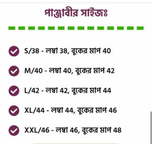 Alternative view of টেন্সিল কটন পাঞ্জাবি (Code-222)